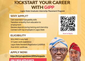 Lagos State GRADUATE INTERNSHIP PLACEMENT PROGRAMME (GIPP), An Initiative of The Lagos State Ministry of Wealth Creation And Employment