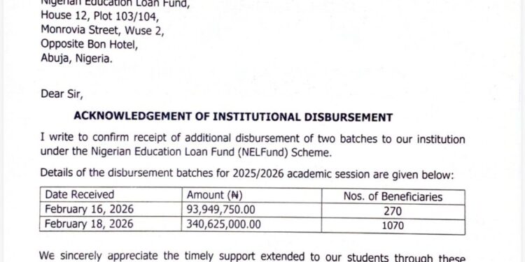 NELFUND Disburses ₦434.5m to EKSU, Supports 1,340 Students