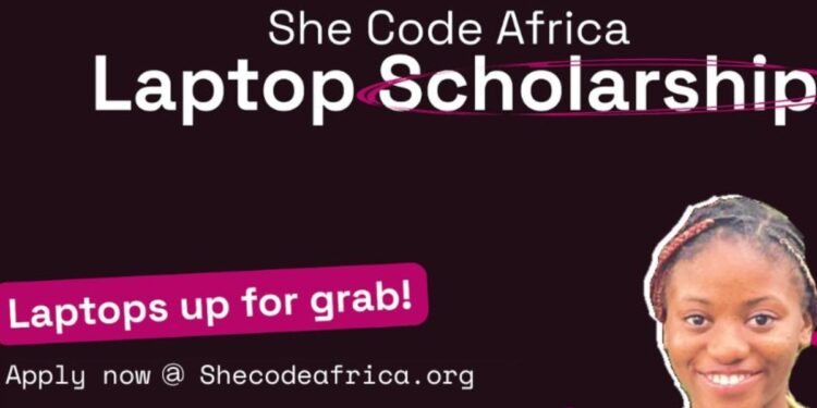 She Code Africa Laptop Scholarship 2026 | How to Apply