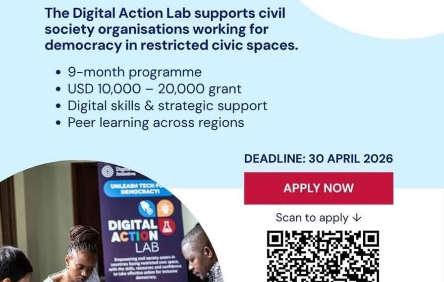 Apply to the The Digital Action Lab programme