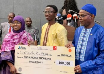 Sedia Kebbeh Wins The Gambia Teacher Prize 2026