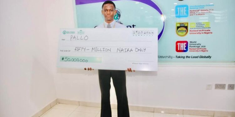 Covenant University Computer Science student wins big at the National Student Venture Capital Grant (S-VCG)