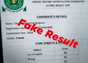 Fake UTME Result Sparks Alarm as JAMB Disowns Circulated Score
