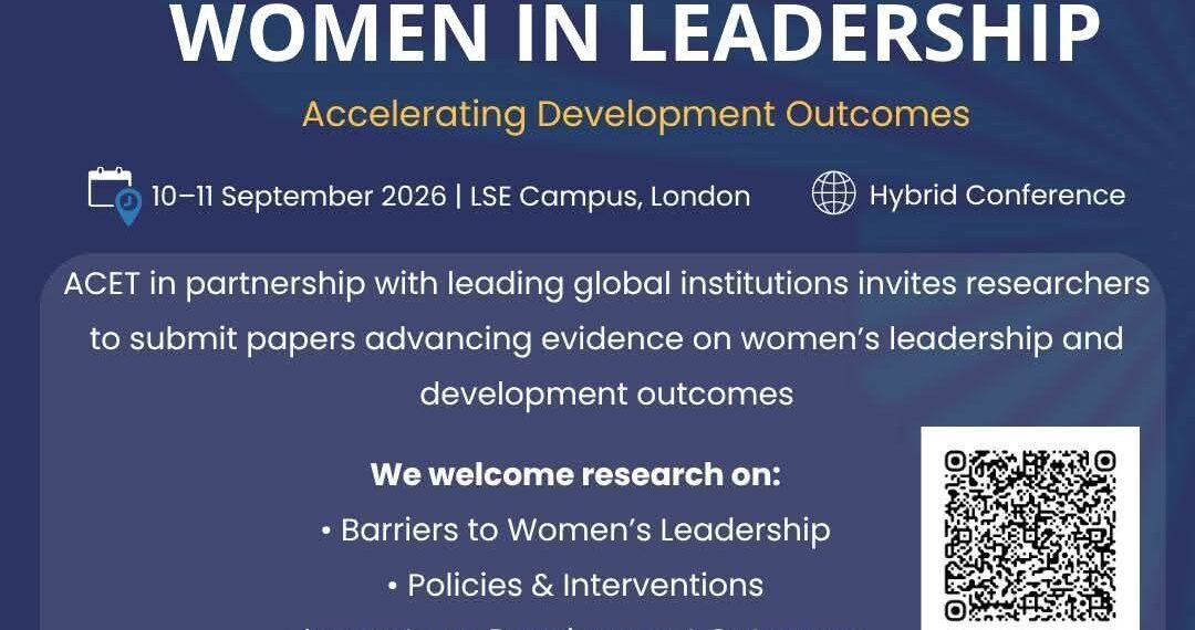 Call for Papers: Women in Leadership