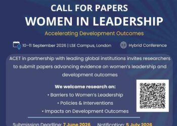 Call for Papers: Women in Leadership