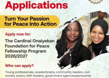 Fellowship: Cardinal Onaiyekan Foundation for Peace (COFP) 2026/2027