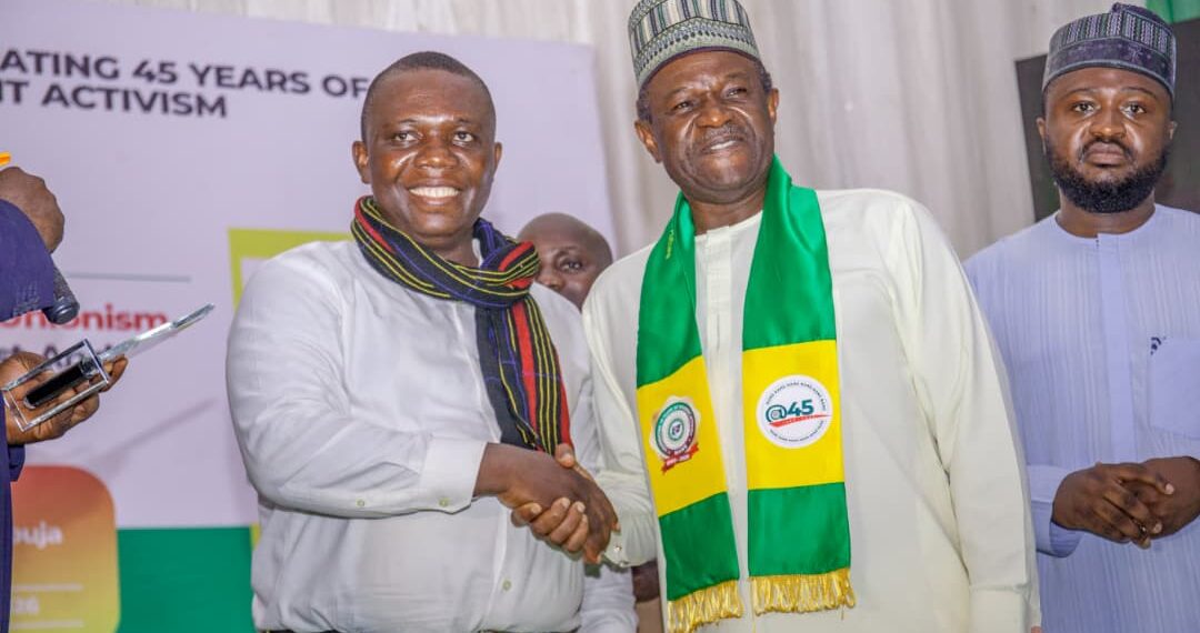 NELFUND MD, Akintunde Sawyerr, Honoured by NANS at 45th Anniversary