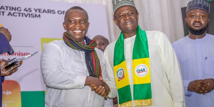 NELFUND MD, Akintunde Sawyerr, Honoured by NANS at 45th Anniversary