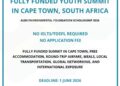 Apply: Fully Funded Youth Summit in Cape Town, South Africa – No Application Fee