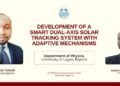 UNILAG Researchers Develop Smart Solar Tracking System