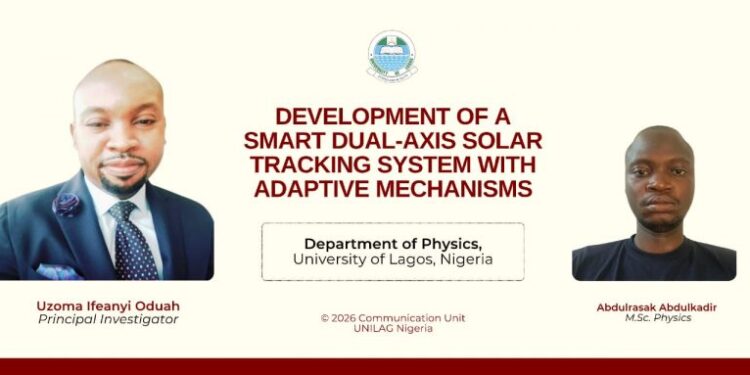 UNILAG Researchers Develop Smart Solar Tracking System
