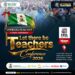 FG to Unveil ‘Let There Be Teachers Conference 2026’ Friday, April 24, in Abuja