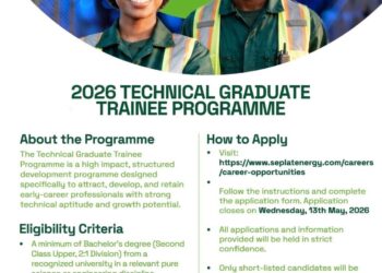 Apply: 2026 SEPLAT Energy Technical Graduate Trainee Programme