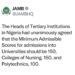 150 Cut-Off Mark and the Future of Higher Education in Nigeria