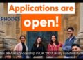 RHODES GLOBAL SCHOLARSHIP 2027 – FULLY FUNDED (UK)