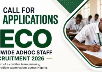 Apply: EXAMINATION SUPERVISORS (NATIONWIDE) with NECO
