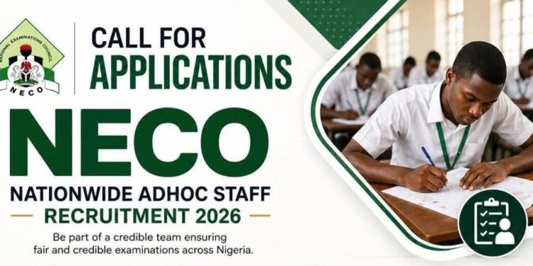 Apply: EXAMINATION SUPERVISORS (NATIONWIDE) with NECO