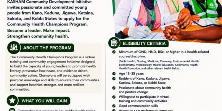 Apply: KASHAM EMPOWERMENT PROGRAM