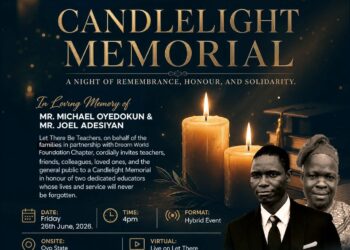 Let There Be Teachers, Dream World Foundation to Hold Nationwide Candlelight Memorial for Two Educators