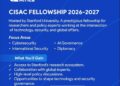 Apply; CISAC Fellowships 2026–2027 at Stanford University