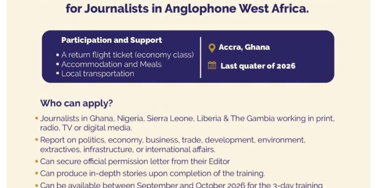 Africa-China Relations Training Workshop for Journalists in West Africa (Fully Funded)