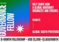 FELLOWSHIP APPLICATION: Governance Fellow (Remote) – Global Artivism