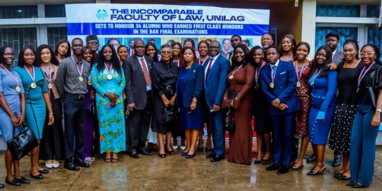 UNILAG Celebrates 34 First Class Bar Graduates, Honours World Champion Law Students