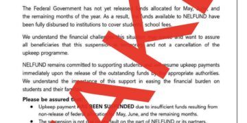 Photo: NELFUND Dismisses Circulating Document as “FAKE”