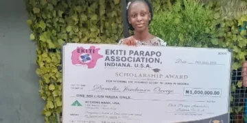 2026 UTME top scorer receives ₦1m scholarship