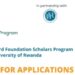 University of Rwanda Opens Applications for 2027 Mastercard Foundation Scholarship for African Students