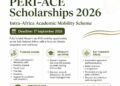 The PERI-ACE Intra-Africa Academic Mobility Scheme 2026