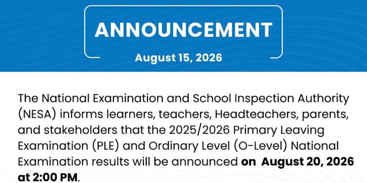 Rwanda to Announce 2025/2026 Primary, O’Level National Examination Results August 20