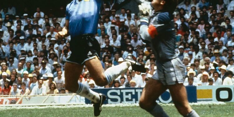 5 FACTS ABOUT MARADONA AND THE “HAND OF GOD” BALL