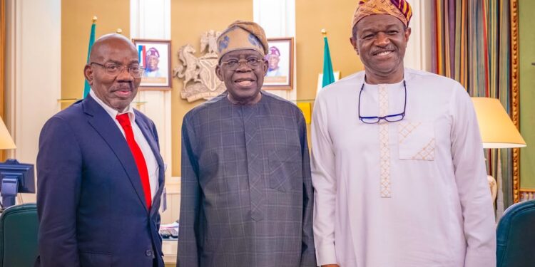 Tinubu, Jim Ovia Review NELFUND Progress, Sustainability at State House