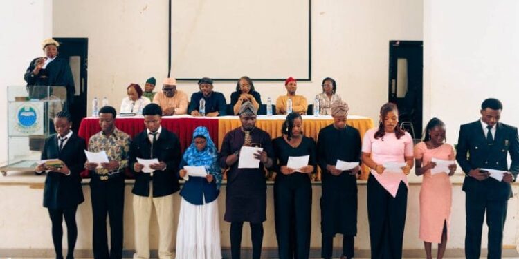 UNILAG Swears In New Student Leaders, Urges Them to Lead Through Service