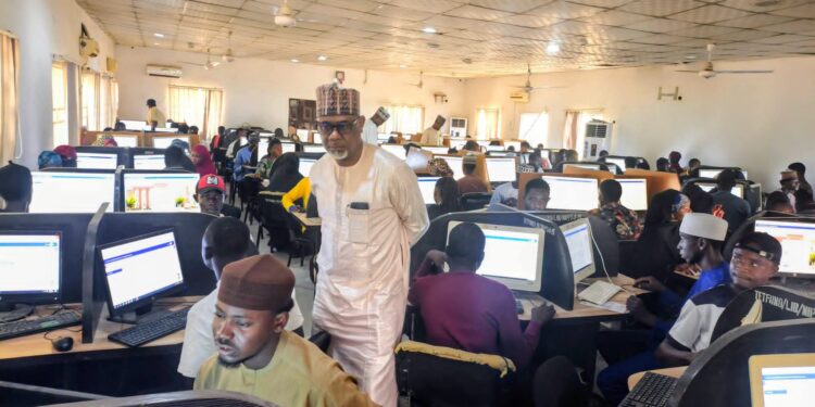 FUGA ‎VC Inspects GST CBT Examinations, Assures Students of Credible Process