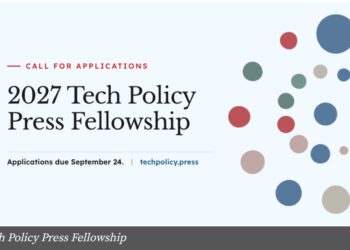 Tech Policy Press opens applications for 2027 fellowship