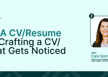 UPCOMING CV WRITING WEBINAR WITH UGA TERRY COLLEGE OF BUSINESS
