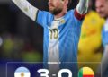 Messi ends Argentina career with goal, two assists against Benin