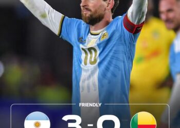 Messi ends Argentina career with goal, two assists against Benin